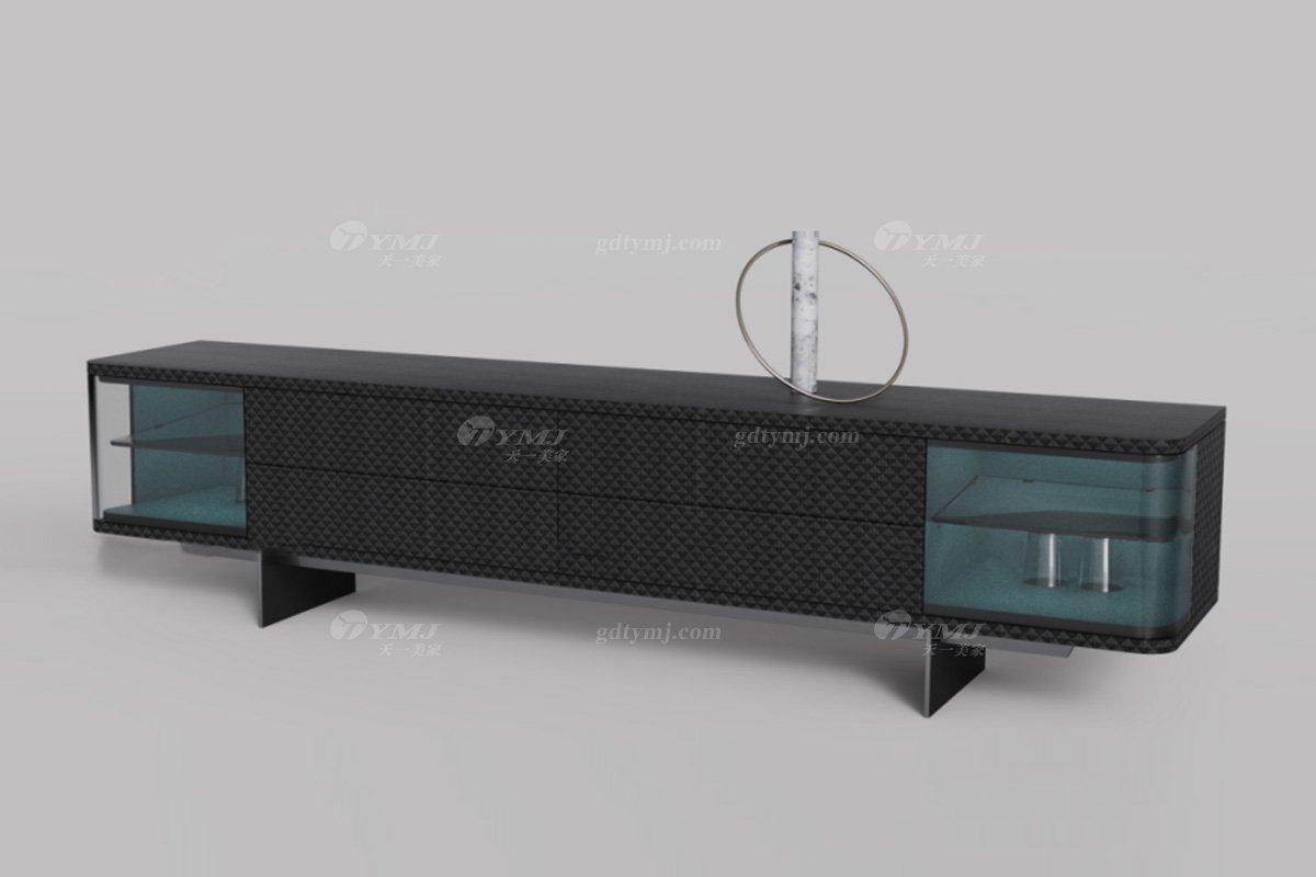 意式雅奢风格星欧注册高端别墅会所星欧注册时尚简约电视柜LH2302电视柜